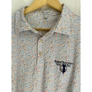 Peter Millar Robert Trent Jones Golf Trail Summer Comfort Polo XL Cocktails OBO